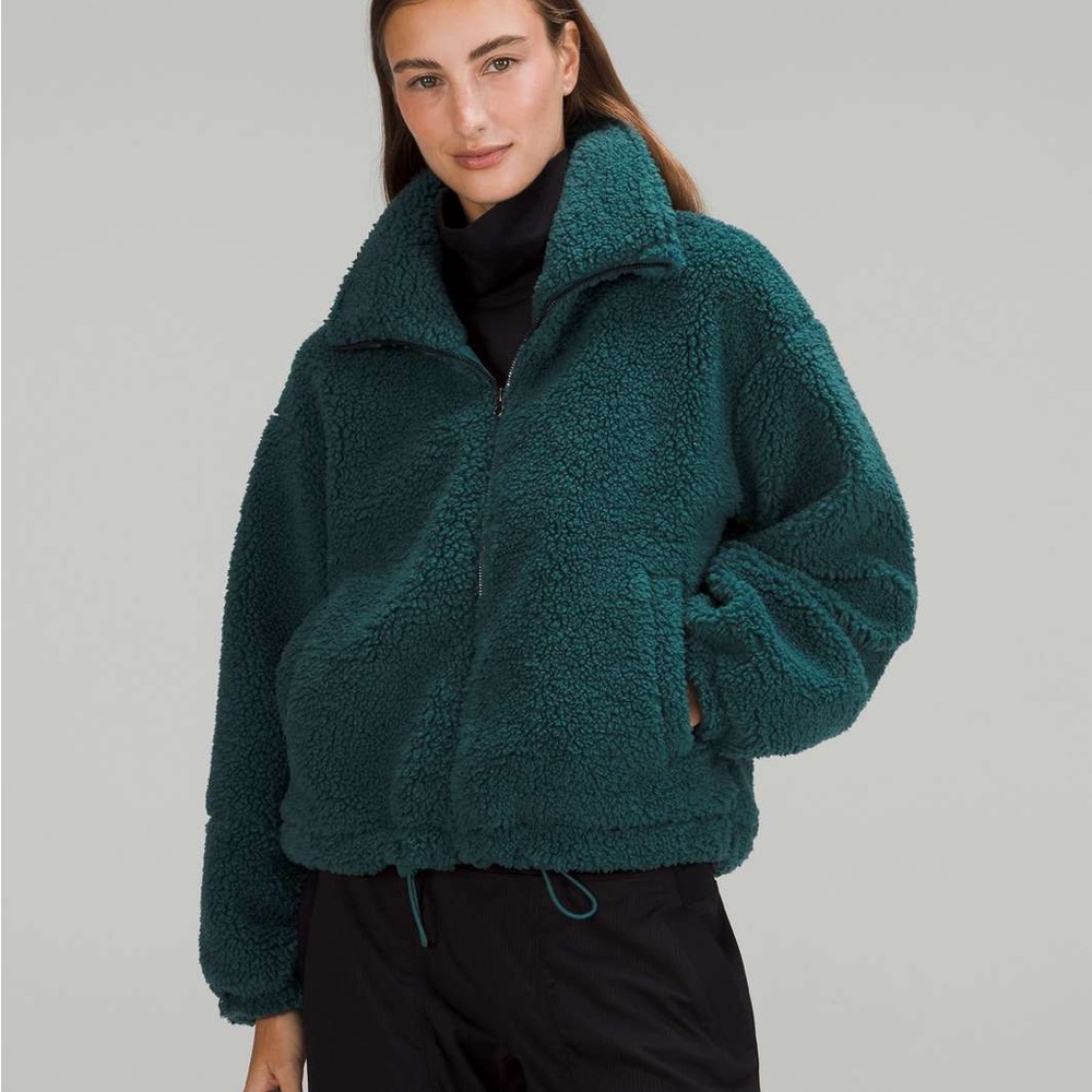 lululemon athletica Teal Teddy Jacket